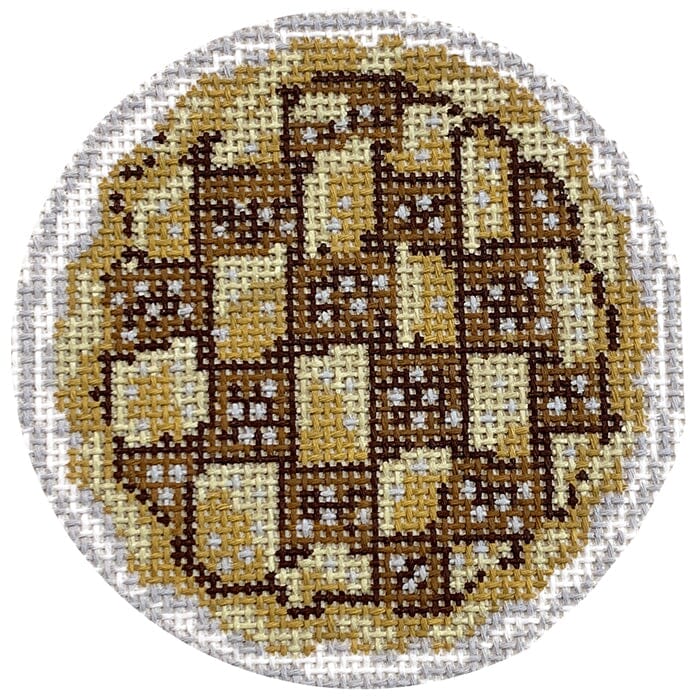 Apple Pie Round Painted Canvas KCN Designers  - 1