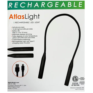 Atlas Rechargeable LED Neck Light Accessories Mighty Bright 
