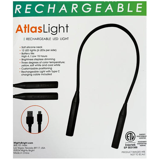 Atlas Rechargeable LED Neck Light Accessories Mighty Bright 
