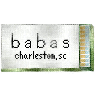 Babas Matchbox Ornament Painted Canvas Spruce Street Studio 
