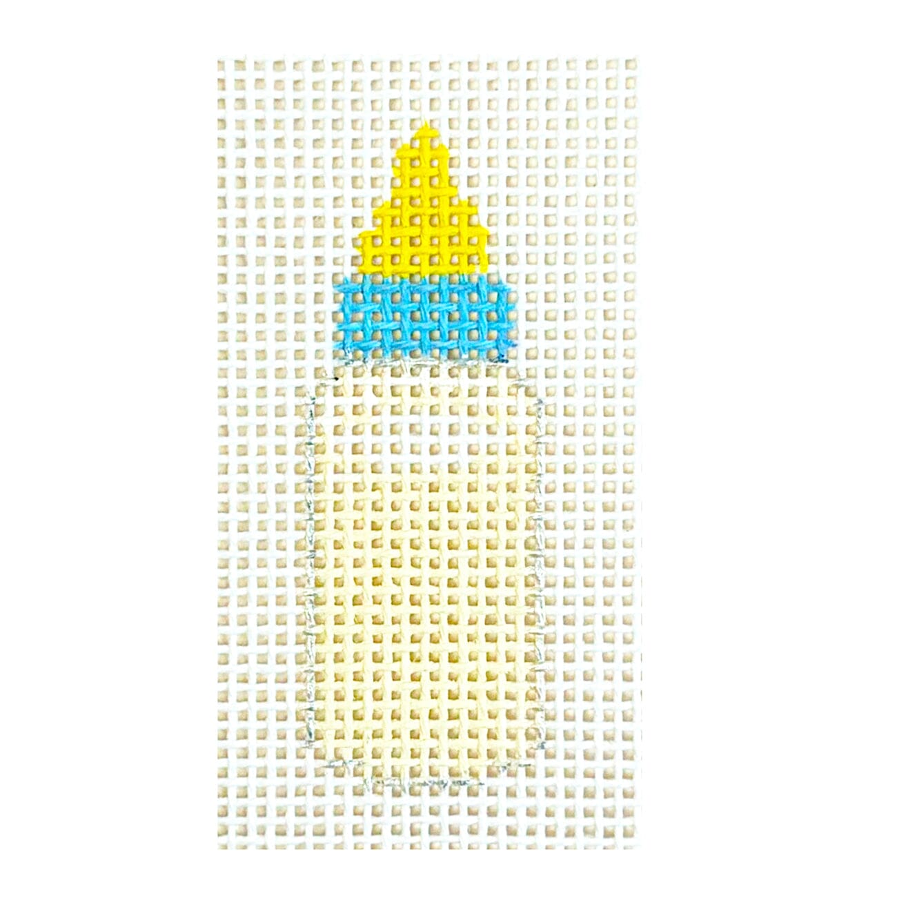Baby Bottle Mini Painted Canvas MF Needlepoint  - 1