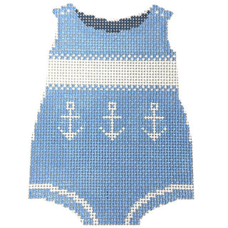 Baby Boy Bubble Onesie Painted Canvas Prepsetter 
