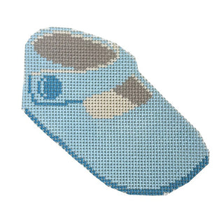 Baby Boy Crib Shoe Painted Canvas Prepsetter 
