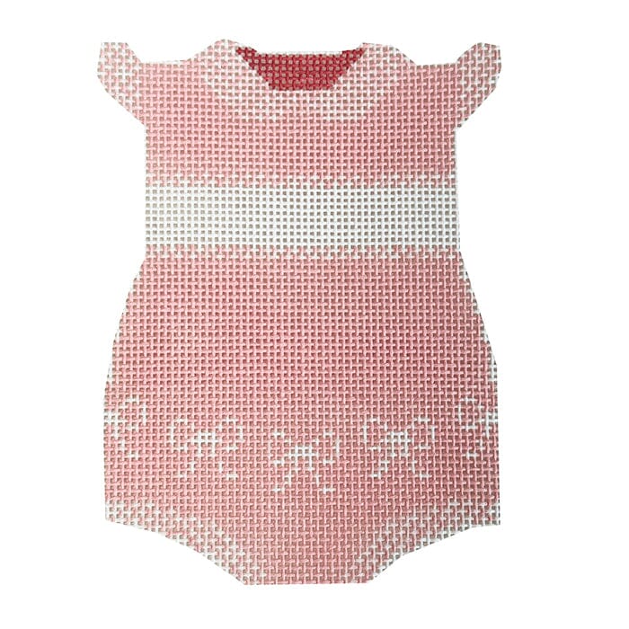 Baby Girl Bubble Onesie Printed Canvas Prepsetter  - 1