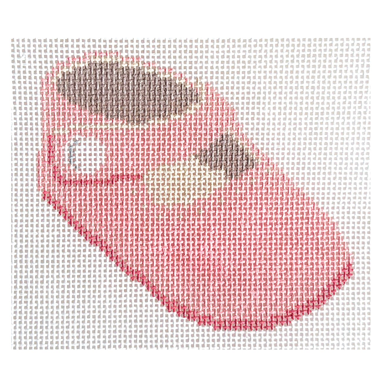 Baby Girl Crib Shoe Pink Painted Canvas Prepsetter  - 1