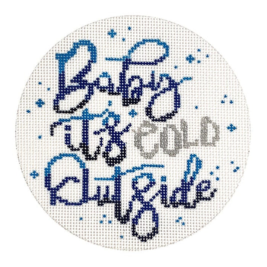 Baby It's Cold Outside Painted Canvas Laura Love Designs 