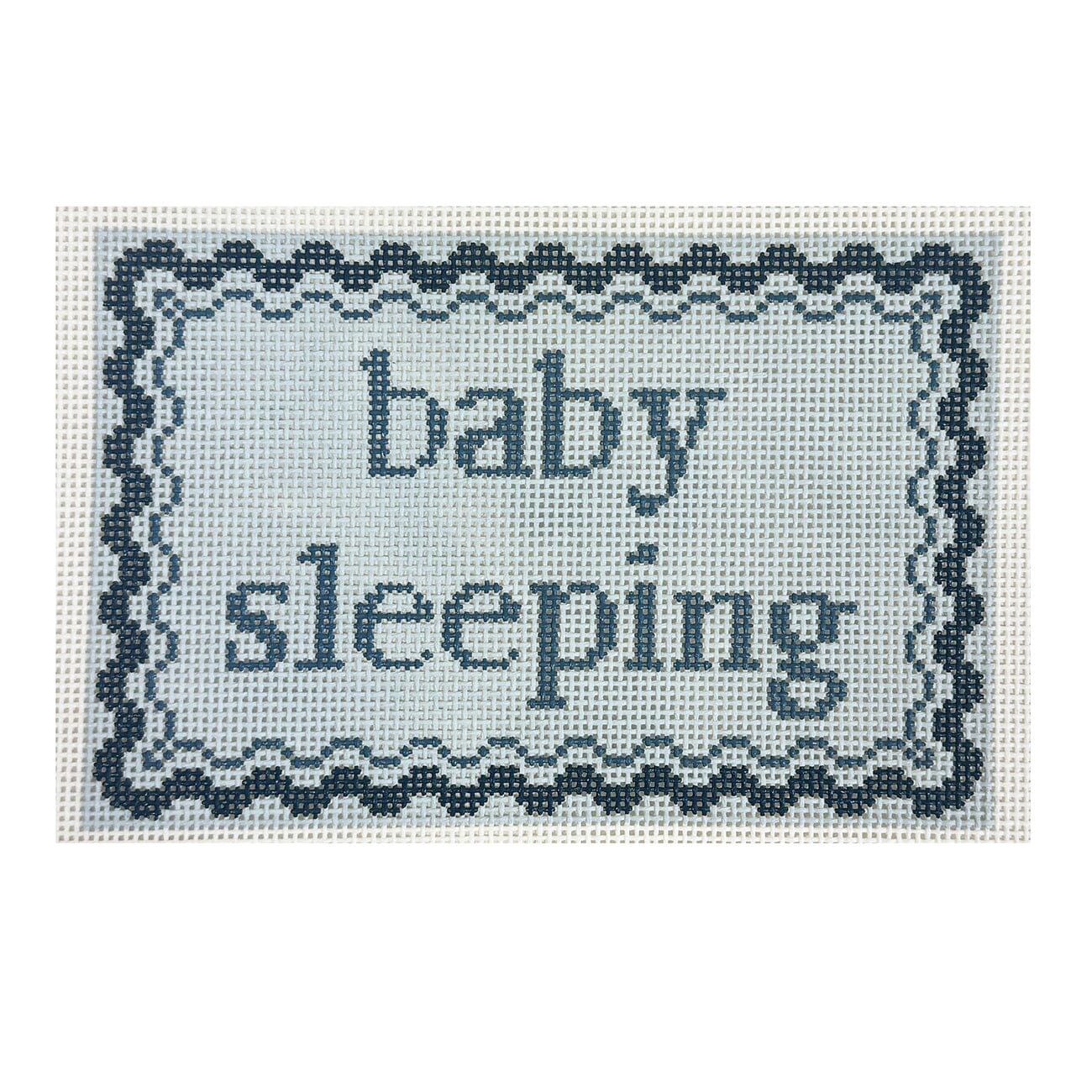 Baby Sleeping   Boy Painted Canvas Maura Nolan Designs 
