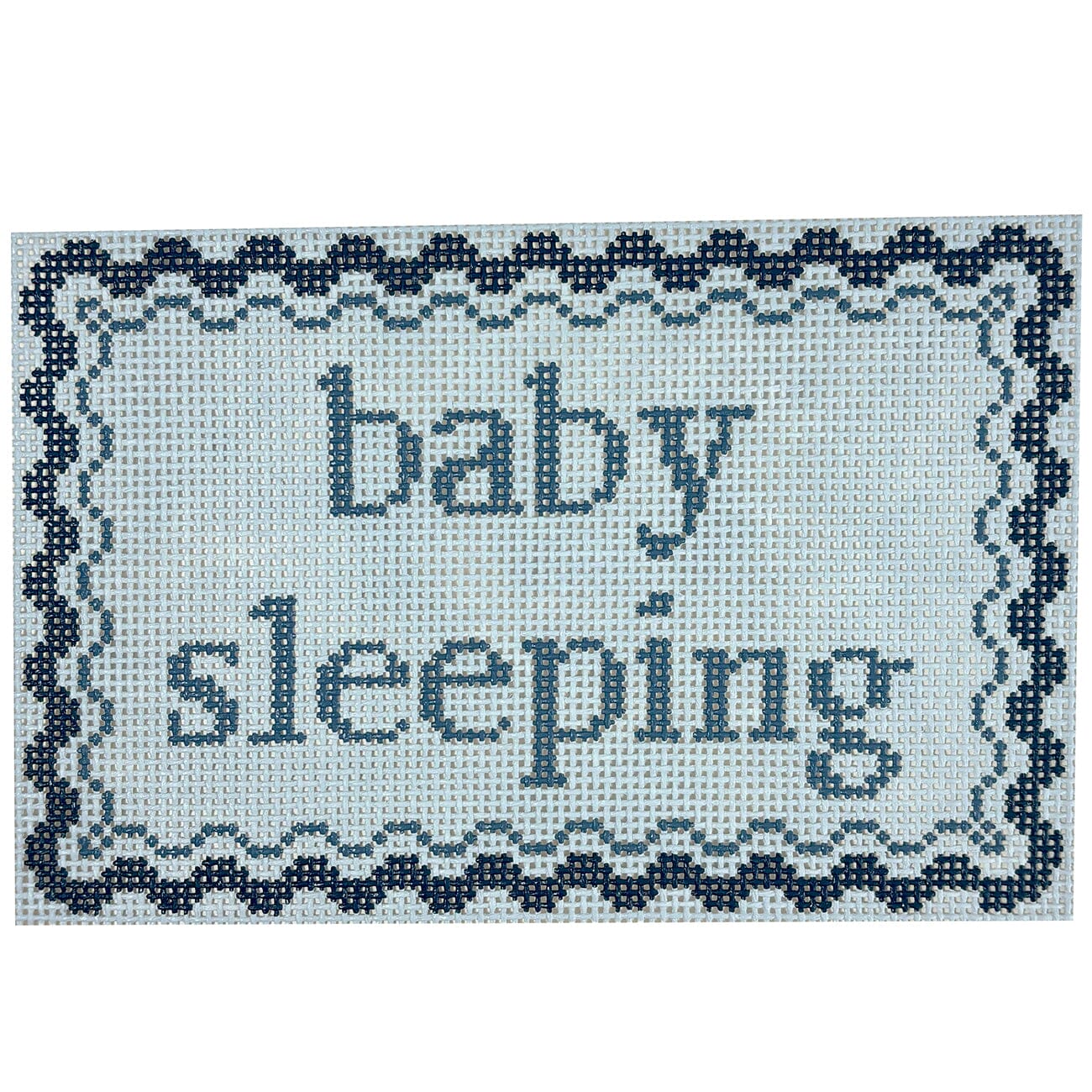 Baby Sleeping   Boy Painted Canvas Maura Nolan Designs 
