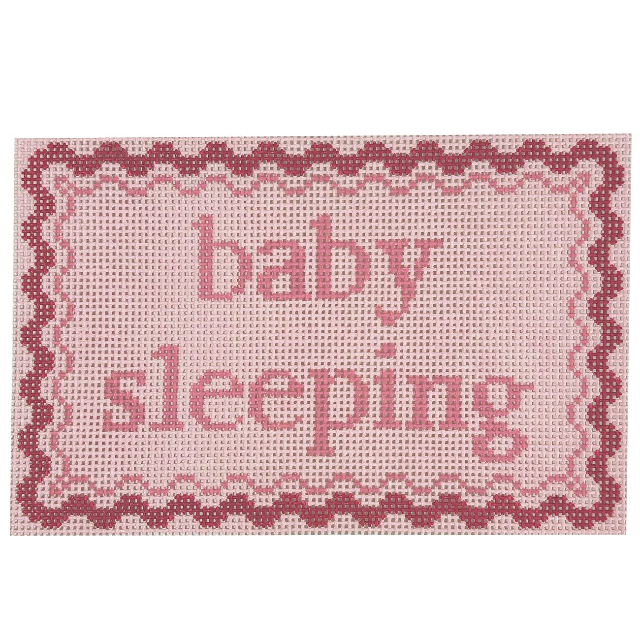 Baby Sleeping   Girl Painted Canvas Maura Nolan Designs 
