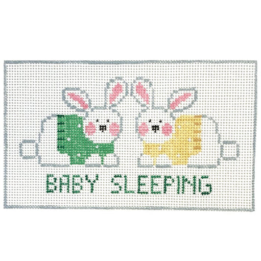 Baby Sleeping Painted Canvas Kathy Schenkel Designs 