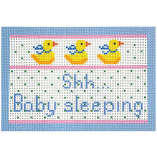 Baby Sleeping Printed Canvas Needlepoint.Com 
