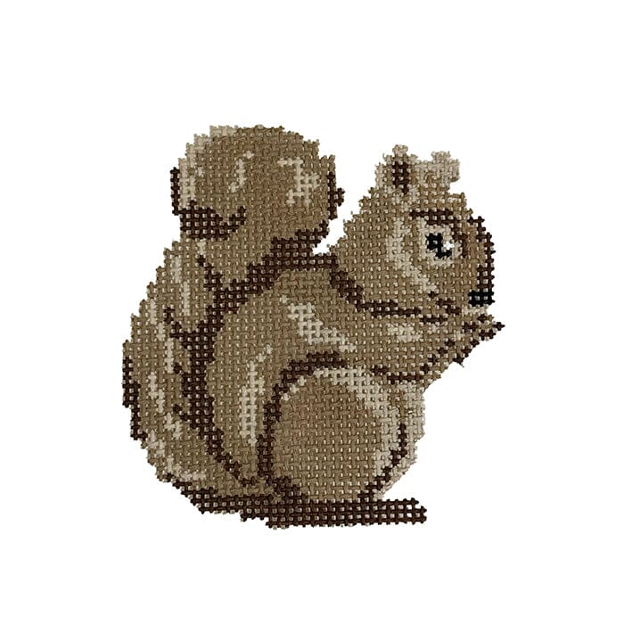 Baby Squirrel - Baby Wildlife Painted Canvas Spellbound Stitchery 