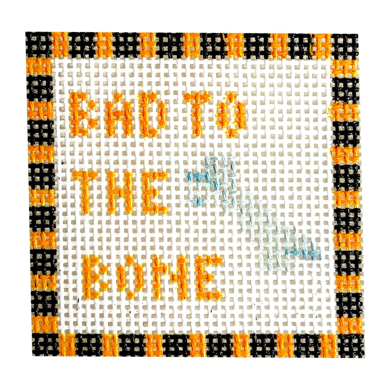 Bad to the Bone, Small Square Printed Canvas KCN Designers  - 1