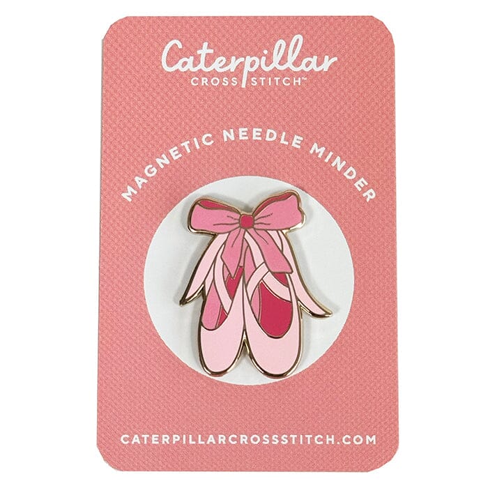 Ballet Slippers Enamel Needleminder Accessories Caterpillar Cross 
