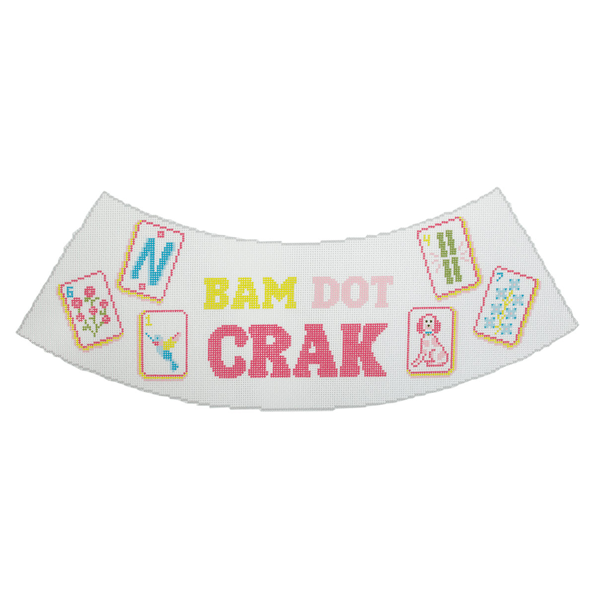 Bam Dot Crak Lampshade Printed Canvas Penny & Penny and Company  - 1