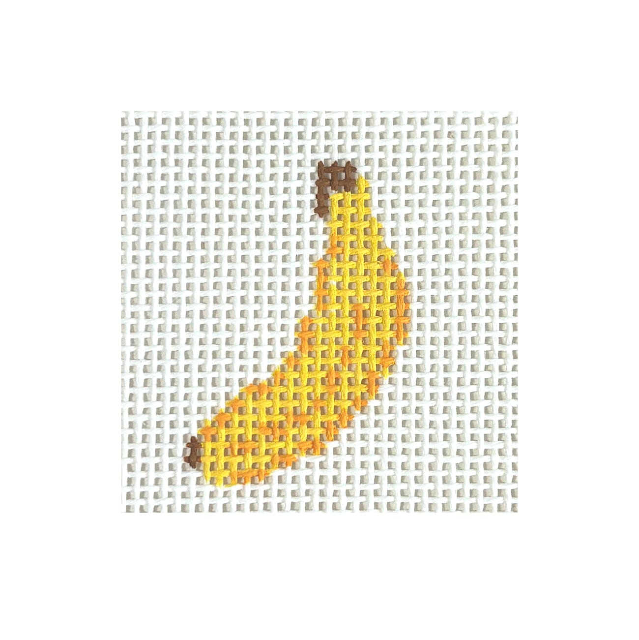 Banana Mini Painted Canvas MF Needlepoint 
