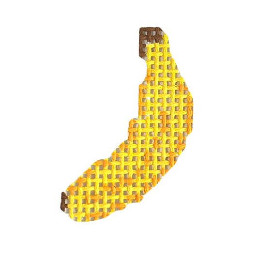 Banana Mini Painted Canvas MF Needlepoint 