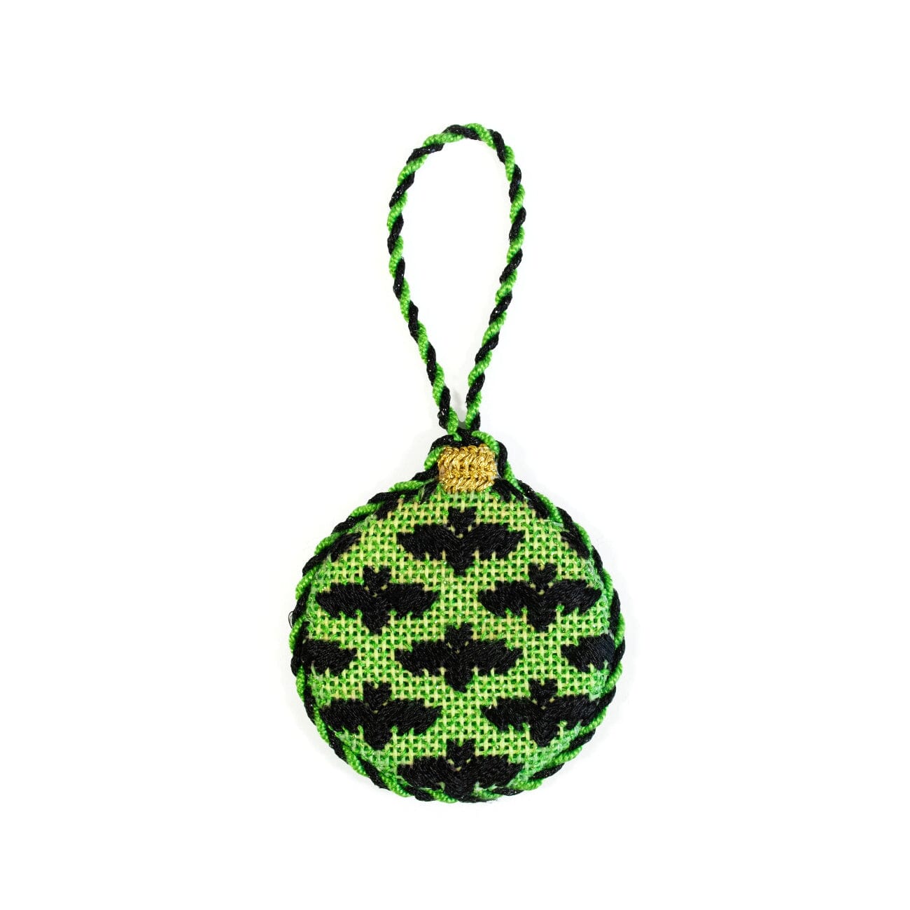 Bats Mini Ball Kit   Lime Kits Two Sisters Needlepoint 
