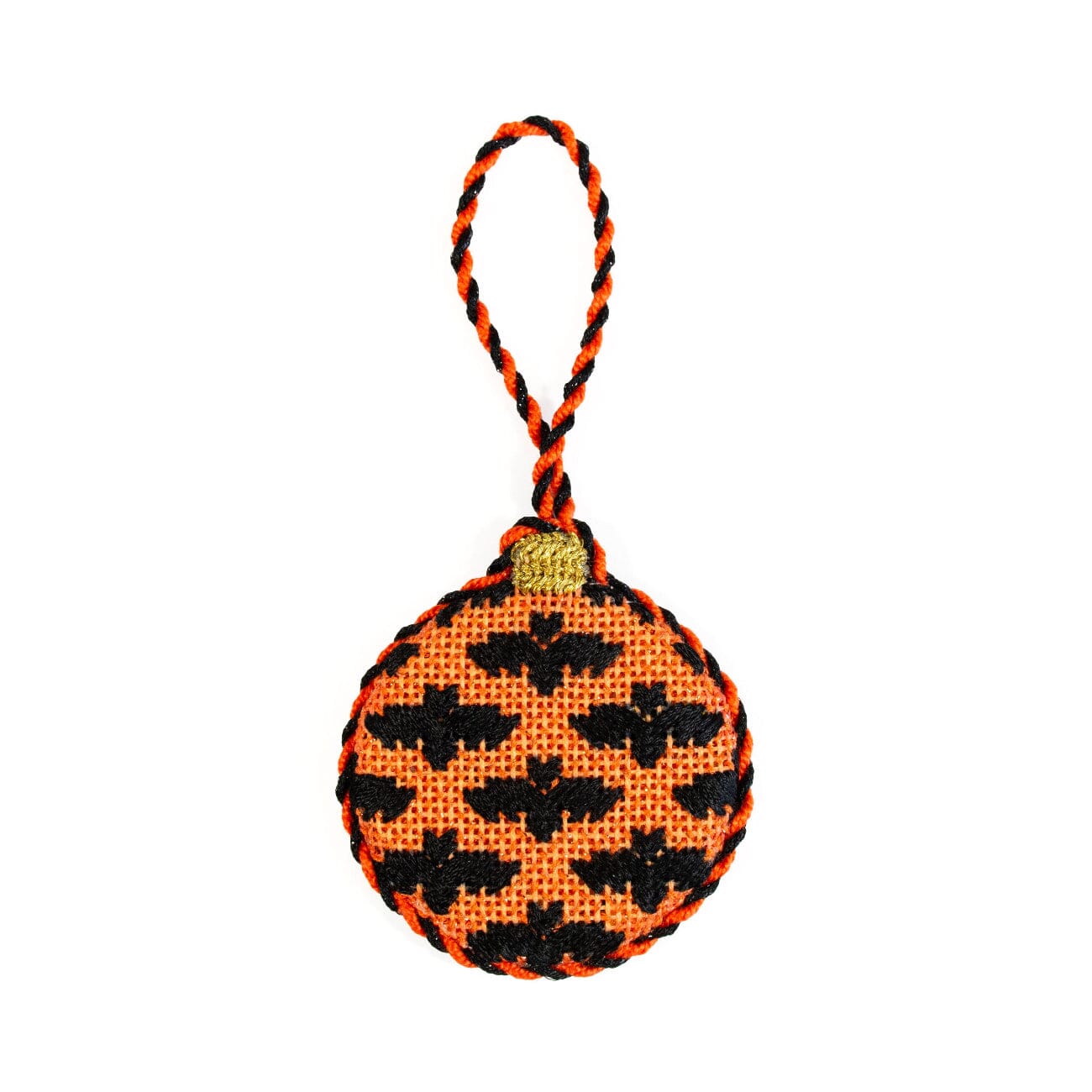 Bats Mini Ball Kit   Orange Kits Two Sisters Needlepoint 
