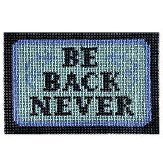Be Back Never 2x3 Insert Painted Canvas Rachel Barri Designs 
