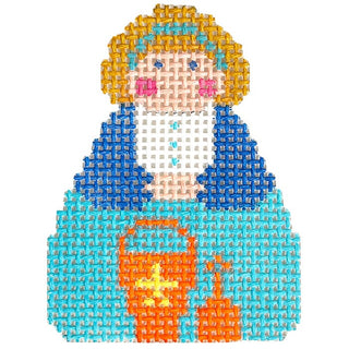 Beach Angel Ornament Painted Canvas Stitch Its 
