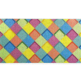 Beach Harlequin Insert Printed Canvas Two Sisters Needlepoint 

