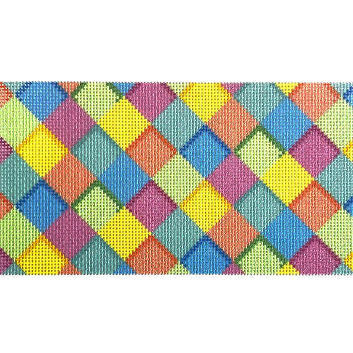 Beach Harlequin Insert Printed Canvas Two Sisters Needlepoint 
