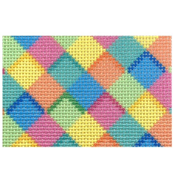 Beach Harlequin Insert Printed Canvas Two Sisters Needlepoint 
