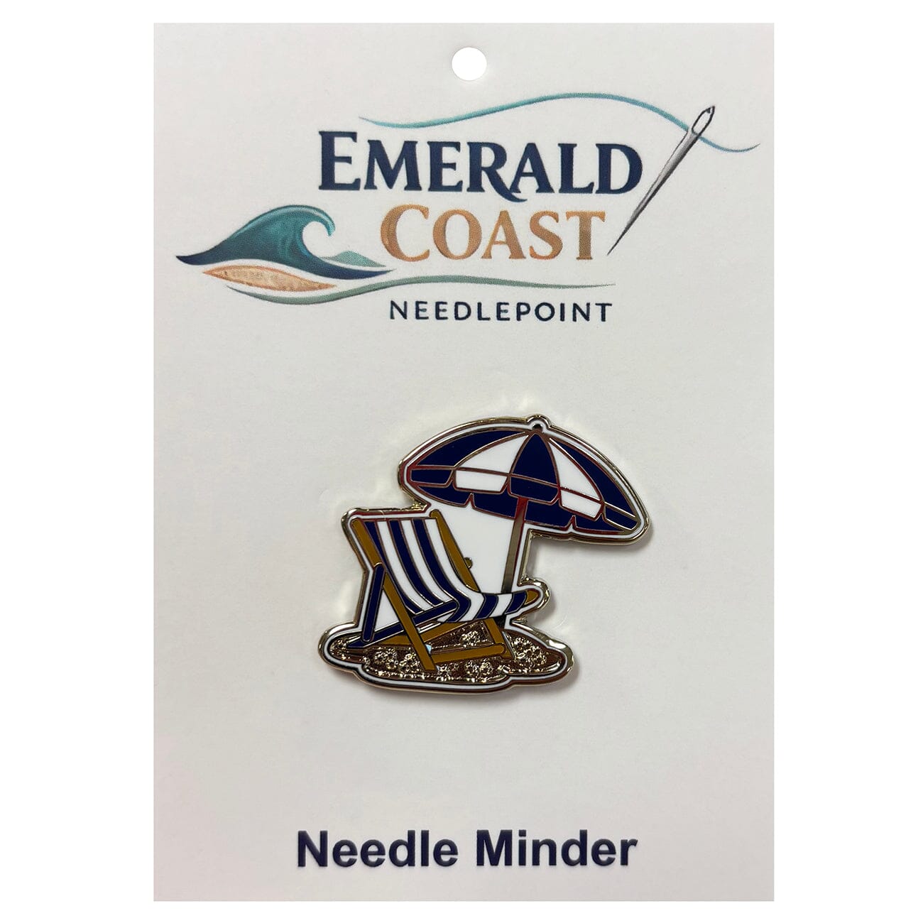 Beach Please Needle Minder Accessories Emerald Coast Needlepoint  - 1
