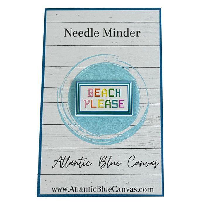 Beach Please Rainbow Needleminder Accessories Atlantic Blue Canvas 