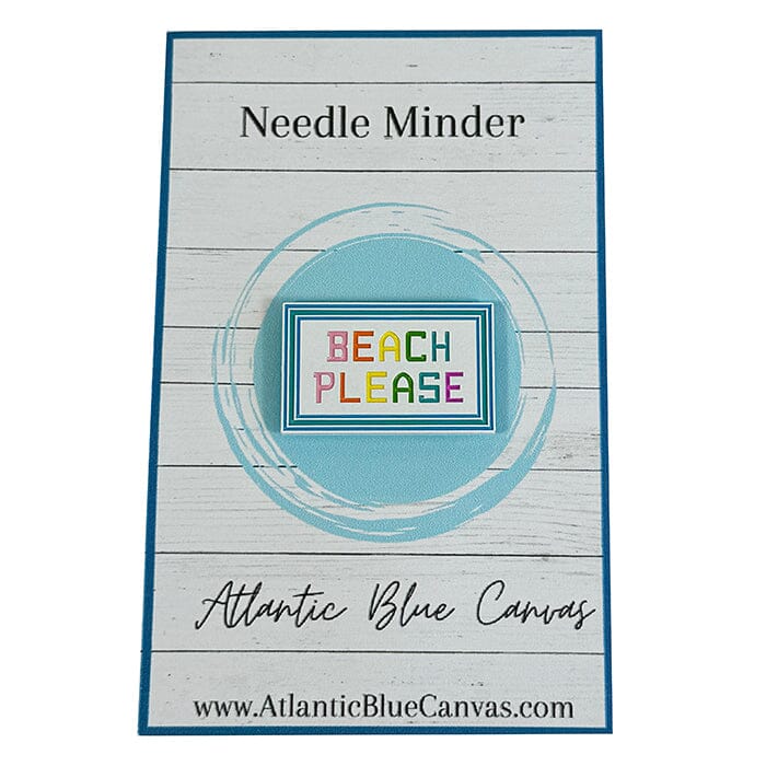 Beach Please Rainbow Needleminder Accessories Atlantic Blue Canvas  - 1