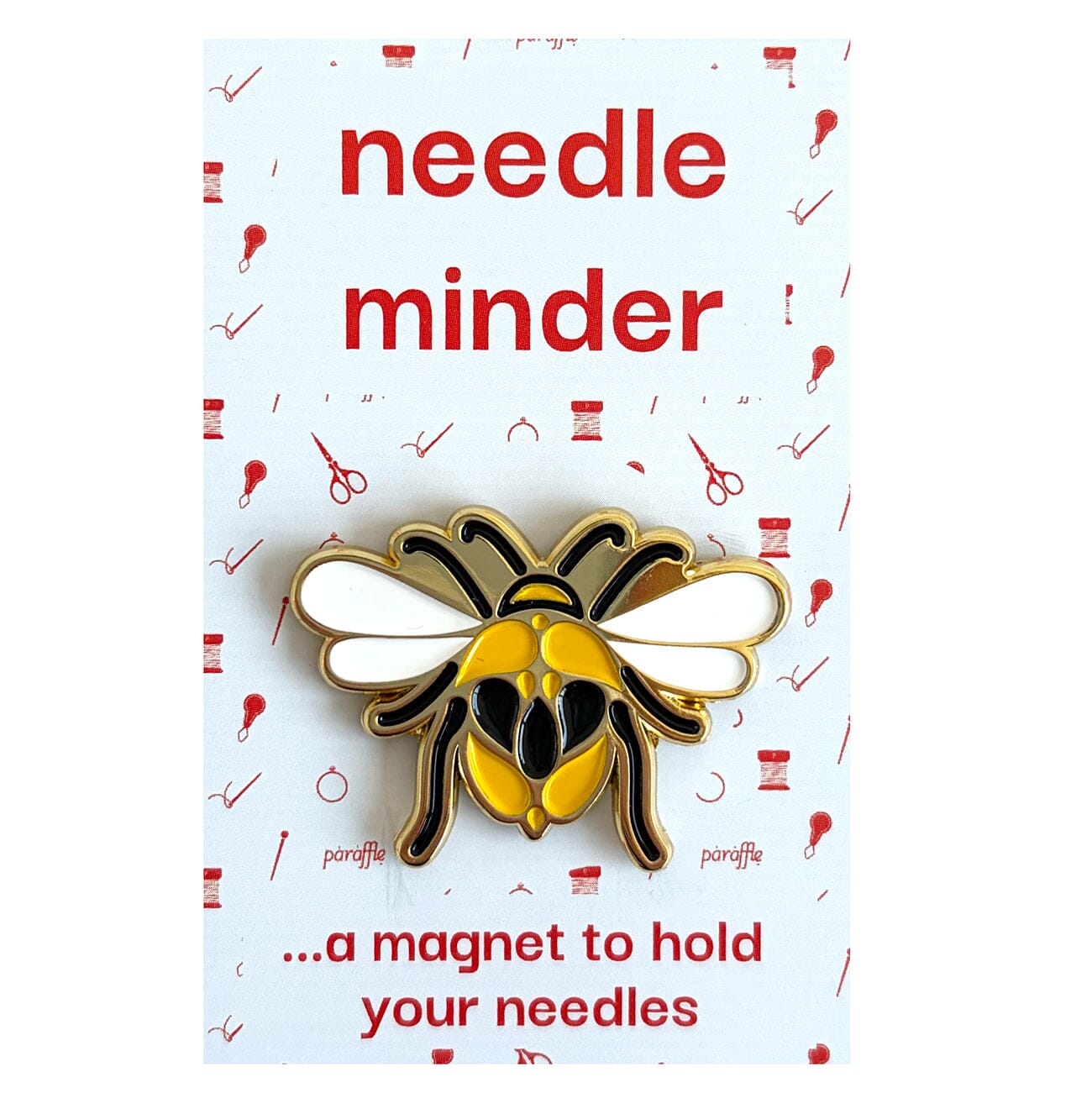 Bee Enamel Needle Minder Accessories Paraffle  - 1