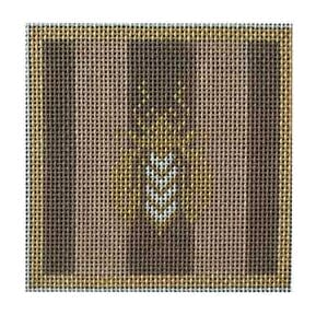Bees Coaster White Painted Canvas Associated Talents 

