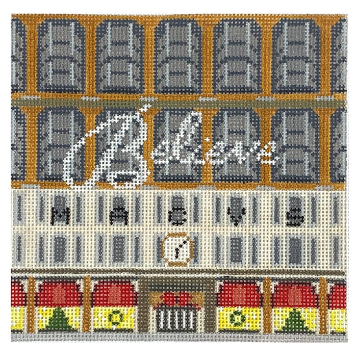 Believe on 34th Street Painted Canvas The Gingham Stitchery  - 1
