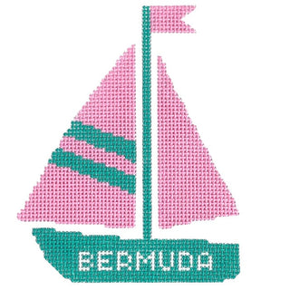 Bermuda Sailboat Printed Canvas Prepsetter 
