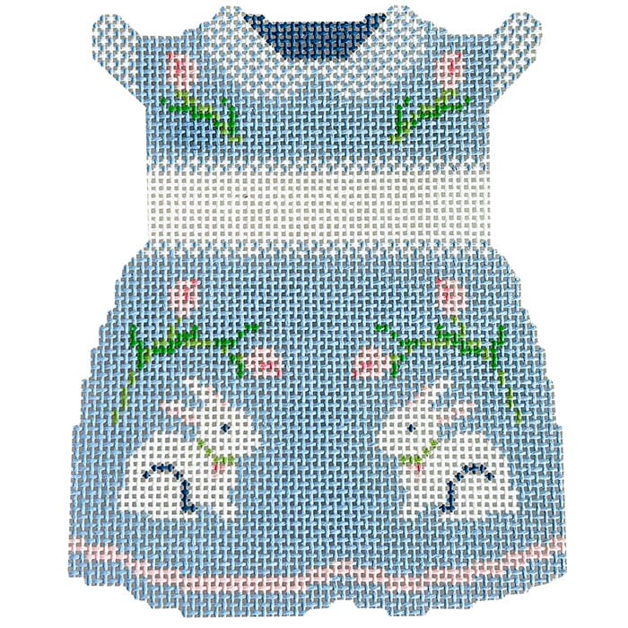 Big Girl Bunny Dress Printed Canvas Prepsetter 
