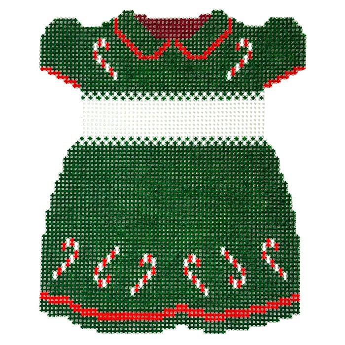 Big Girl Christmas Dress Printed Canvas Prepsetter 