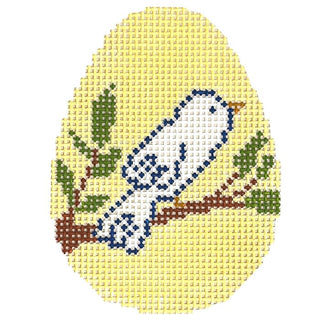 Bird Eggs Yellow Painted Canvas Mopsey Designs 
