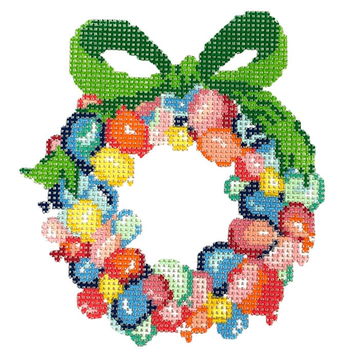 Birthday Balloon Wreath Painted Canvas KCN Designers  - 1