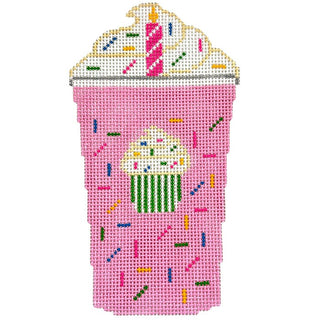 Birthday Cup Painted Canvas Rachel Donley 
