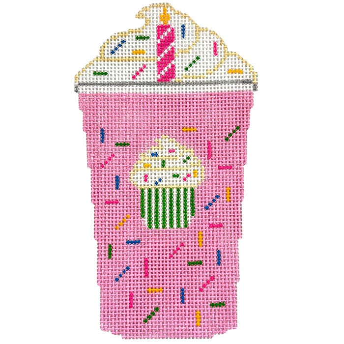 Birthday Cup Painted Canvas Rachel Donley 
