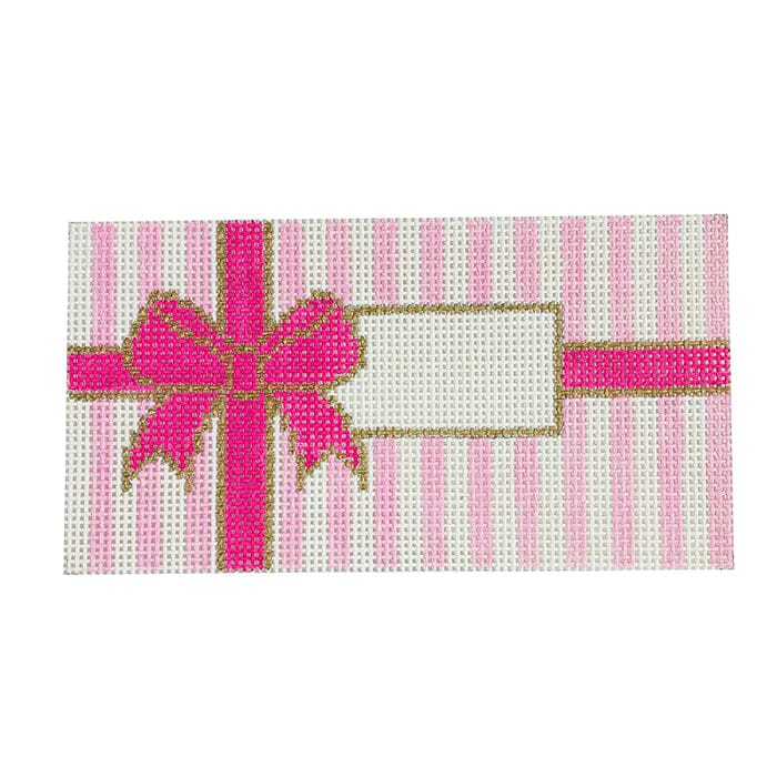 Birthday Present Pink Box Painted Canvas Rachel Donley 

