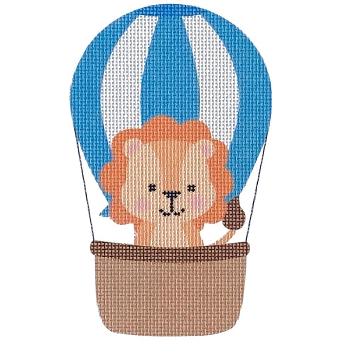 Blue Balloon Critter   Lion Printed Canvas Pepperberry Designs  - 1