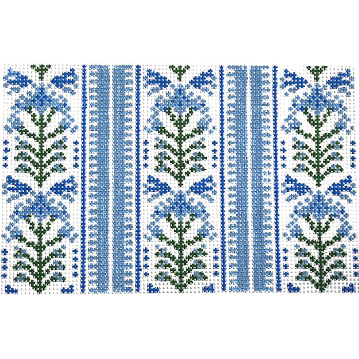 Blue Camas Acrylic Purse Insert Painted Canvas Thorn Alexander 
