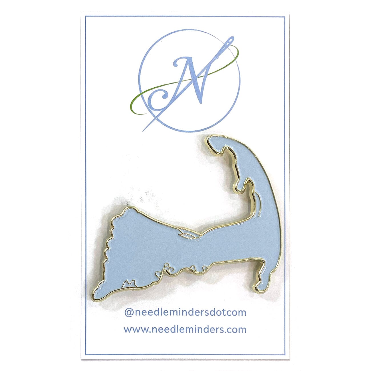 Blue Cape Cod Needle Minder Accessories Needleminders.com  - 1