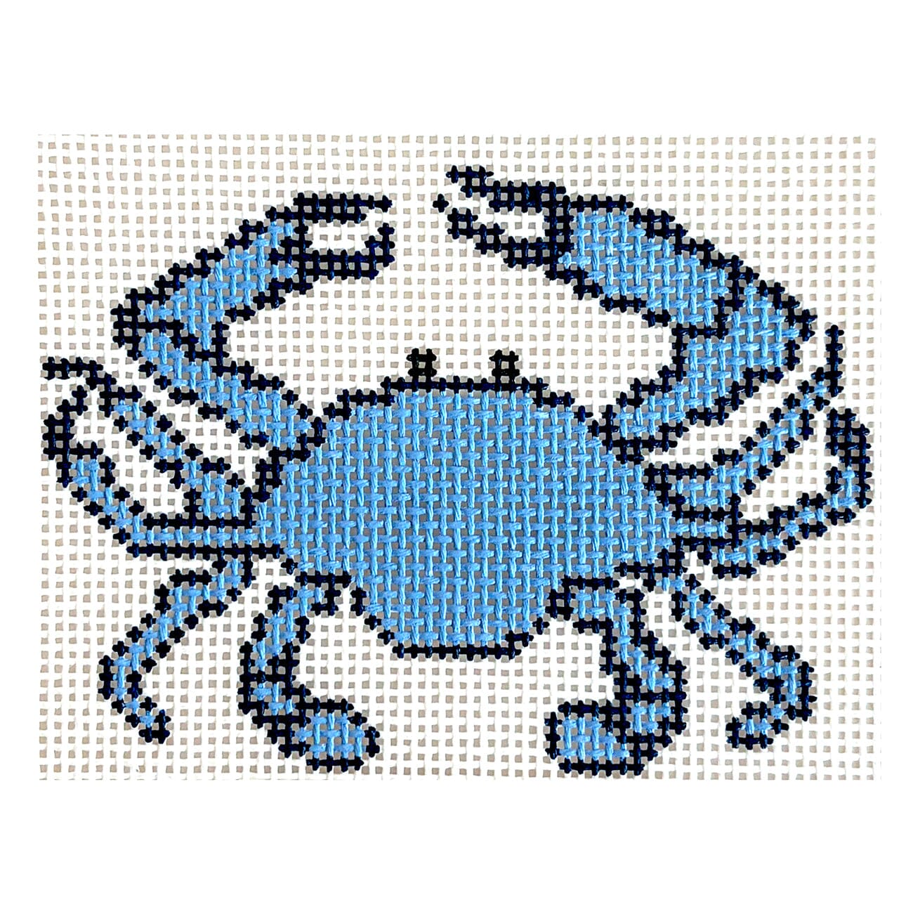 Blue Crab on 13 Painted Canvas Ann Kaye Studio  - 1