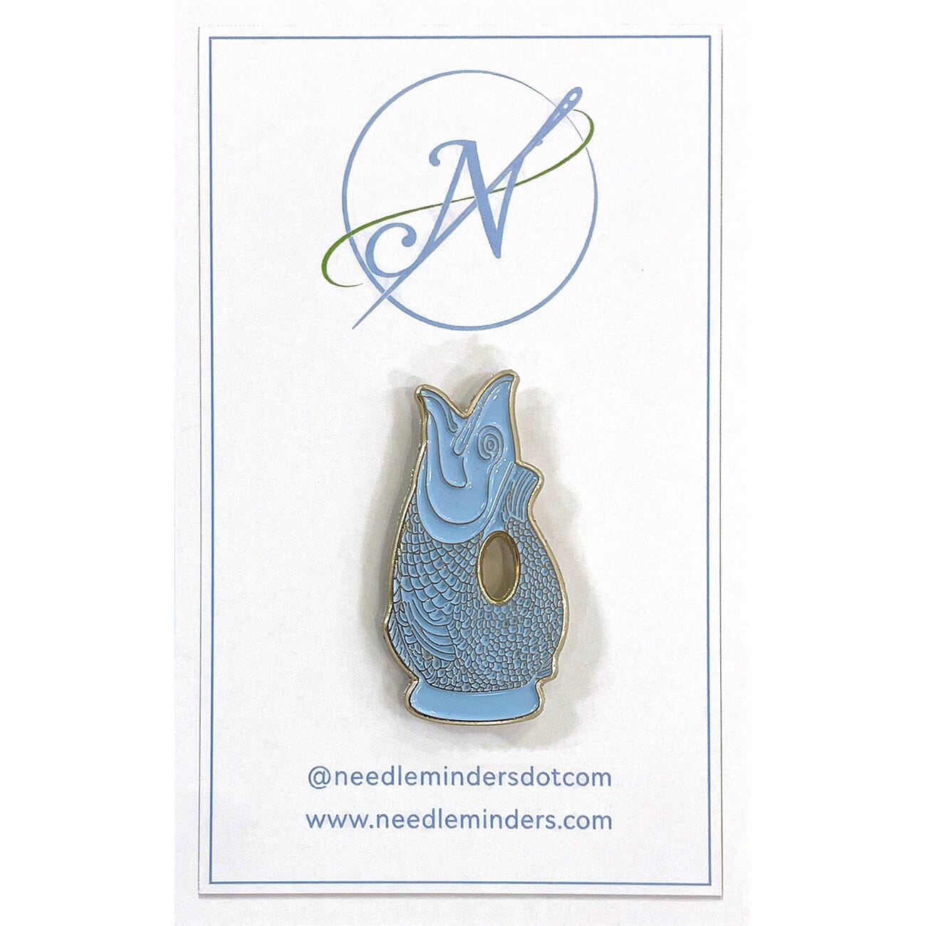 Blue Glug Jug Needle Minder Accessories Needleminders.com  - 1