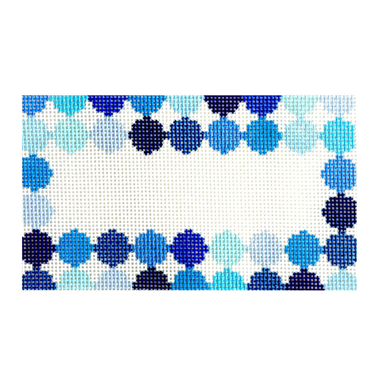 Blue Sample Insert 3x5 Painted Canvas Elizabeth Crane Swartz Designs  - 1