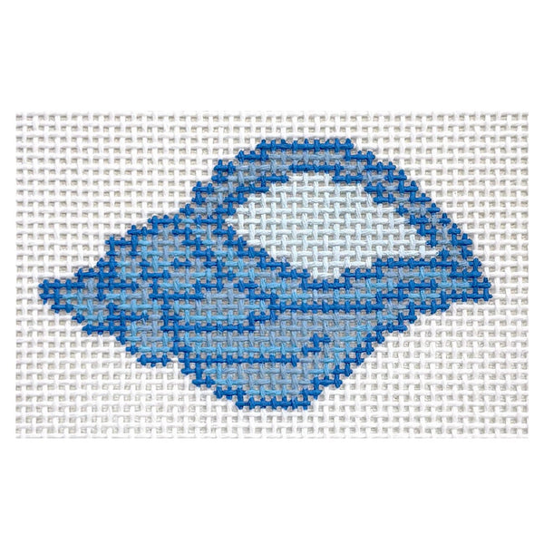 ターニングポイントSt.Elmo / Egg Shell Pastel Blue Blue Shell | Needlepoint.Com