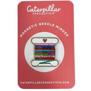 Bobbin Enamel Needleminder Accessories Caterpillar Cross 

